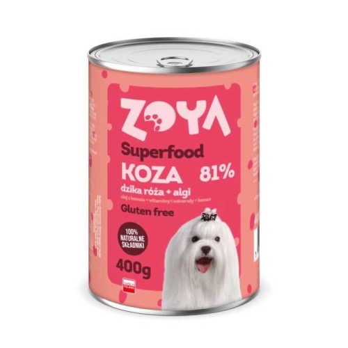 ZOYA Superfood Goat - wet dog food - 400g ZOYA Superfood Goat - wet dog food - 400g