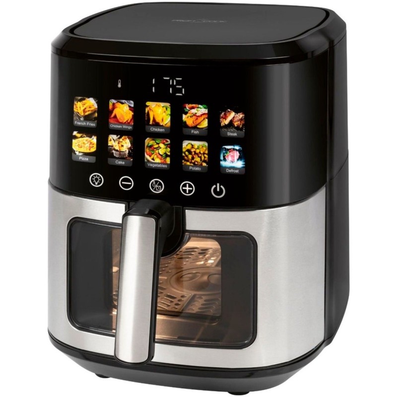 ProfiCook PC-FR 1286 H fryer Single 6.5 L Stand-alone 1700 W Hot air fryer Black, Stainless steel ProfiCook PC-FR 1286 H fryer Single 6.5 L Stand-alone 1700 W Hot air fryer Black, Stainless steel