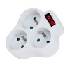 Esperanza ELK304W Electrical Splitter 3 sockets switch White Esperanza ELK304W Electrical Splitter 3 sockets switch White