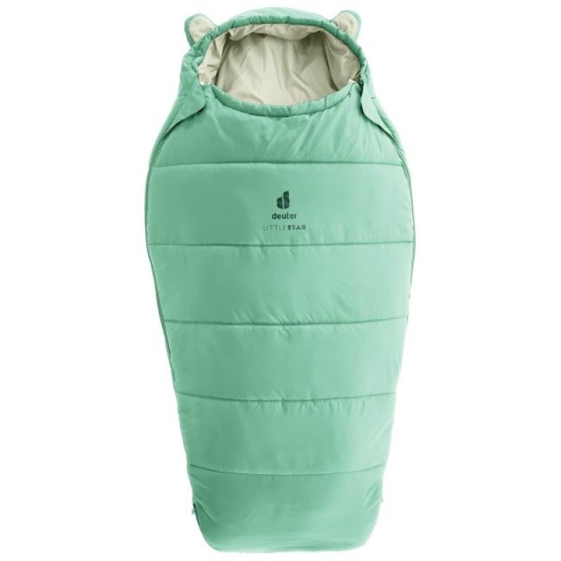 Deuter Little Star children's sleeping bag (95–130 cm) – spearmint/bone