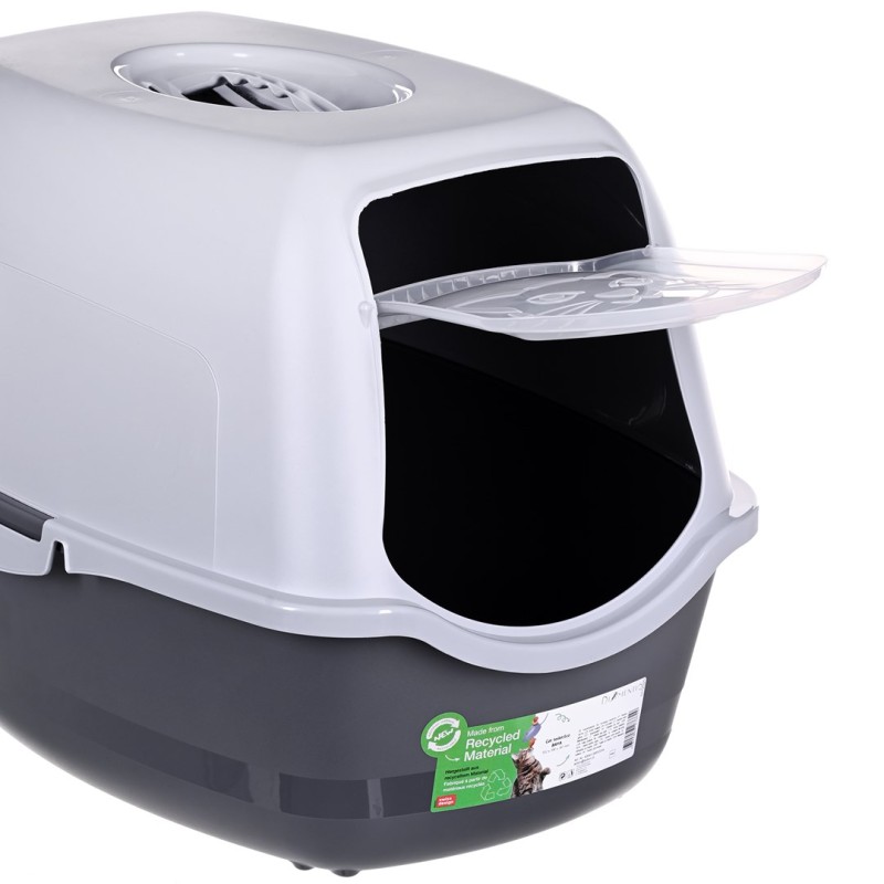 DIAMENTIQ BAYA light grey/dark grey - cat litter box - 55,5 x 40 x 38,7 cm DIAMENTIQ BAYA light grey/dark grey - cat litter box - 55,5 x 40 x 38,7 cm