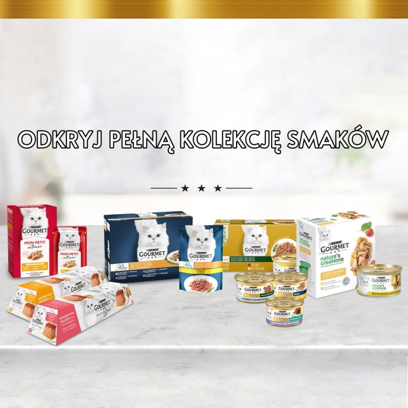 Tuf Tuf kawałki mięsne z rybą dla kota puszka 415g Tuf Tuf kawałki mięsne z rybą dla kota puszka 415g
