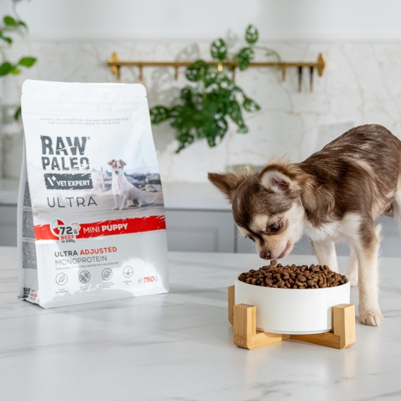 RAW PALEO Ultra Mini Puppy Beef - dry food for puppies of small breeds - 2 kg RAW PALEO Ultra Mini Puppy Beef - dry food for puppies of small breeds - 2 kg