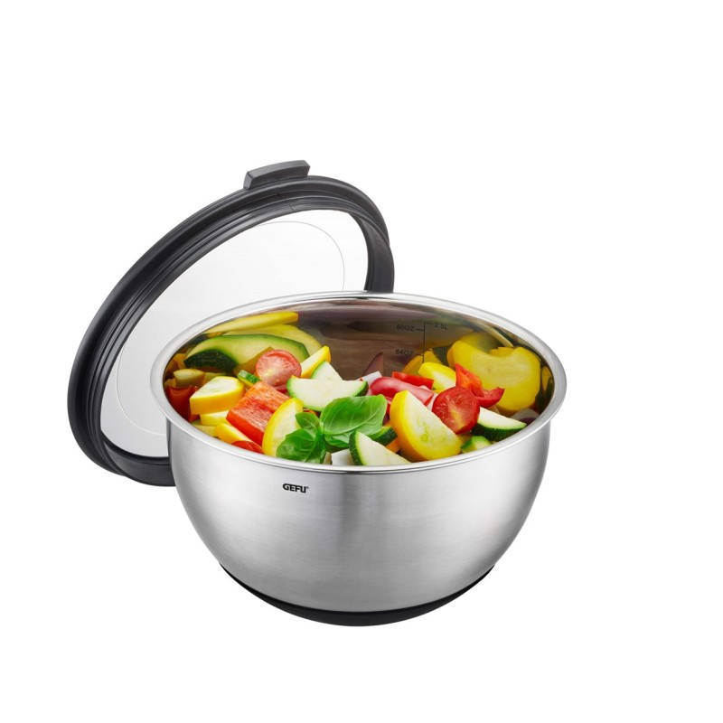 SET OF 2 BOWLS WITH LID GEFU MUOVO G-35055 SET OF 2 BOWLS WITH LID GEFU MUOVO G-35055