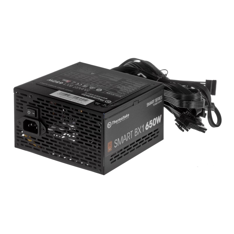 Thermaltake Smart BX1 power supply unit 650 W 24-pin ATX ATX Black Thermaltake Smart BX1 power supply unit 650 W 24-pin ATX ATX Black