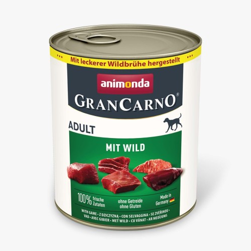 ANIMONDA GranCarno Adult Game  - wet dog food - 400g ANIMONDA GranCarno Adult Game  - wet dog food - 400g
