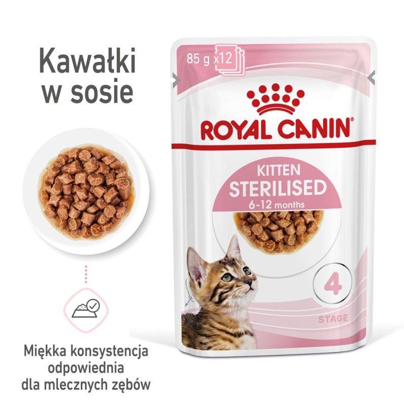 Royal Canin Sterilised Gravy 12x85g Royal Canin Sterilised Gravy 12x85g