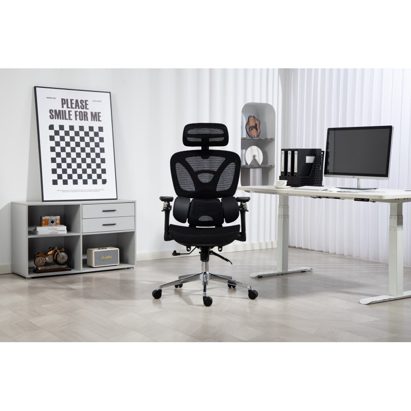 Activejet ergonomic office chair YK848 black Activejet ergonomic office chair YK848 black