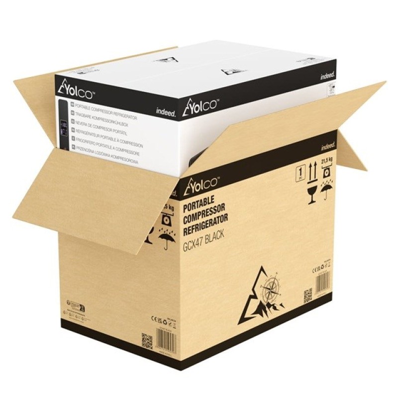YOLCO GCX47 Black Portable compressor fridge YOLCO GCX47 Black Portable compressor fridge
