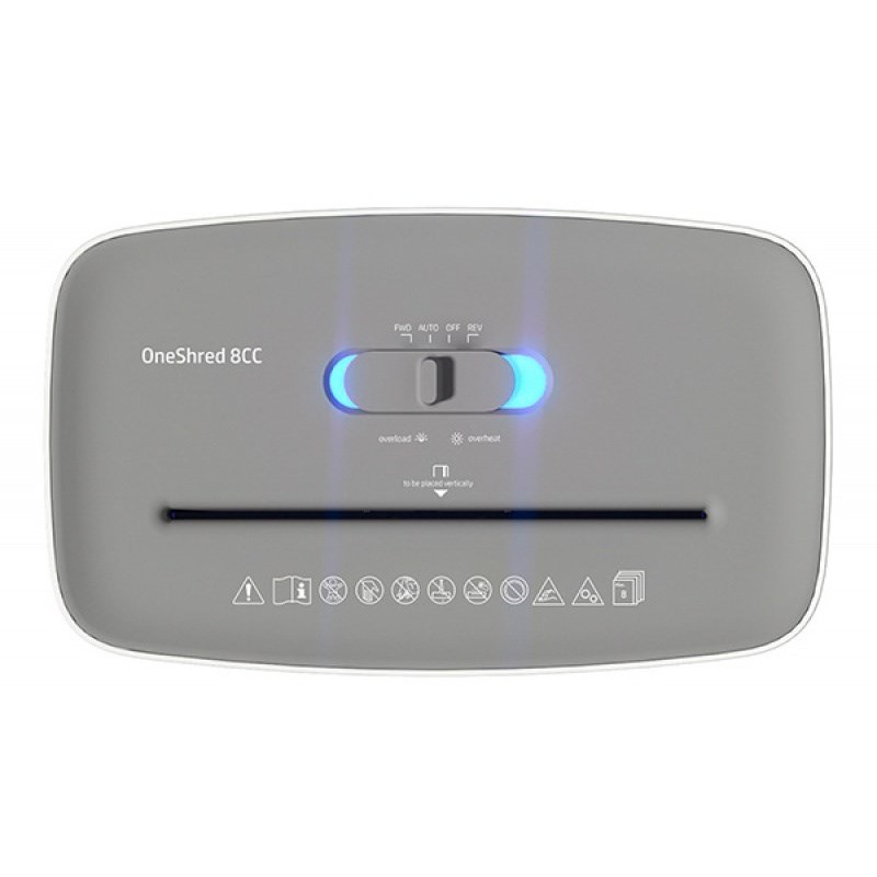 HP ONESHRED 8CC 15L paper shredder Micro-cut shredding HP ONESHRED 8CC 15L paper shredder Micro-cut shredding