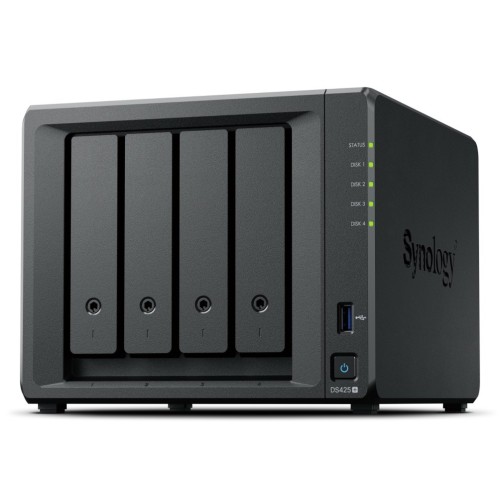 Synology DiskStation DS425+ NAS/storage server Intel® Celeron® J4125 2 GB DDR4 0 TB Black