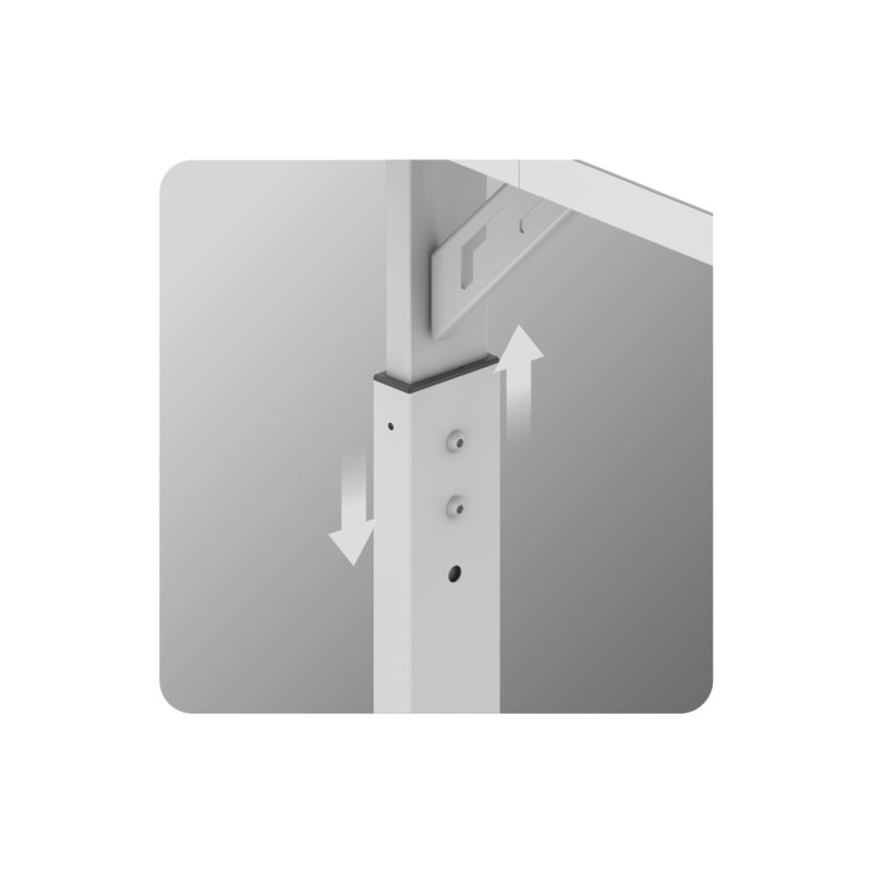 Huzaro Hero 2.6 White gaming desk Huzaro Hero 2.6 White gaming desk