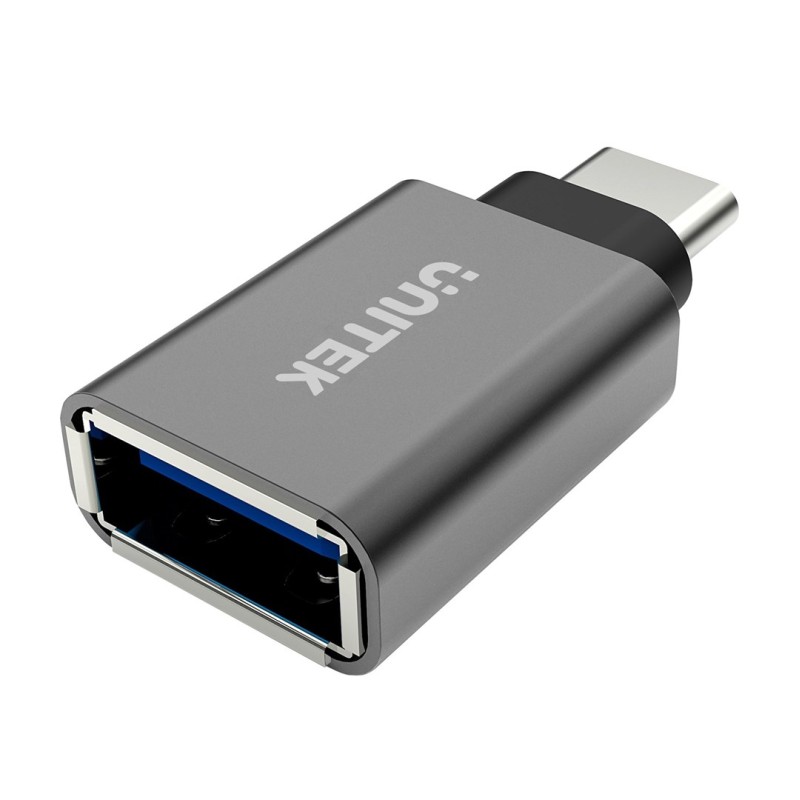 UNITEK Y-A025CGY cable interface/gender adapter USB Type-C USB Type-A Metallic UNITEK Y-A025CGY cable interface/gender adapter USB Type-C USB Type-A Metallic