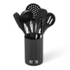Kitchen utensils MAESTRO MR-1542-BLACK 8 elements Black