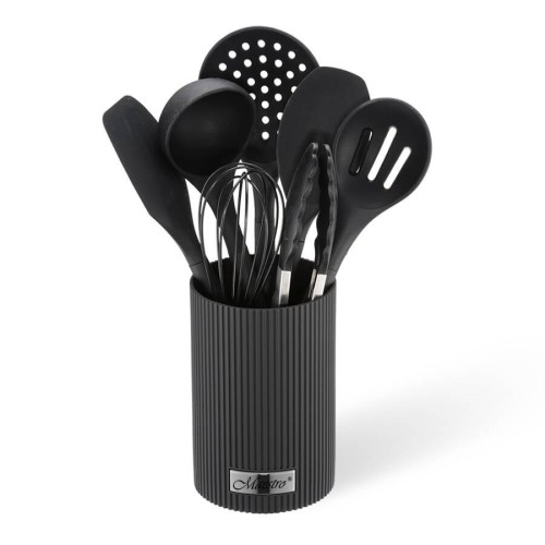 Kitchen utensils MAESTRO MR-1542-BLACK 8 elements Black