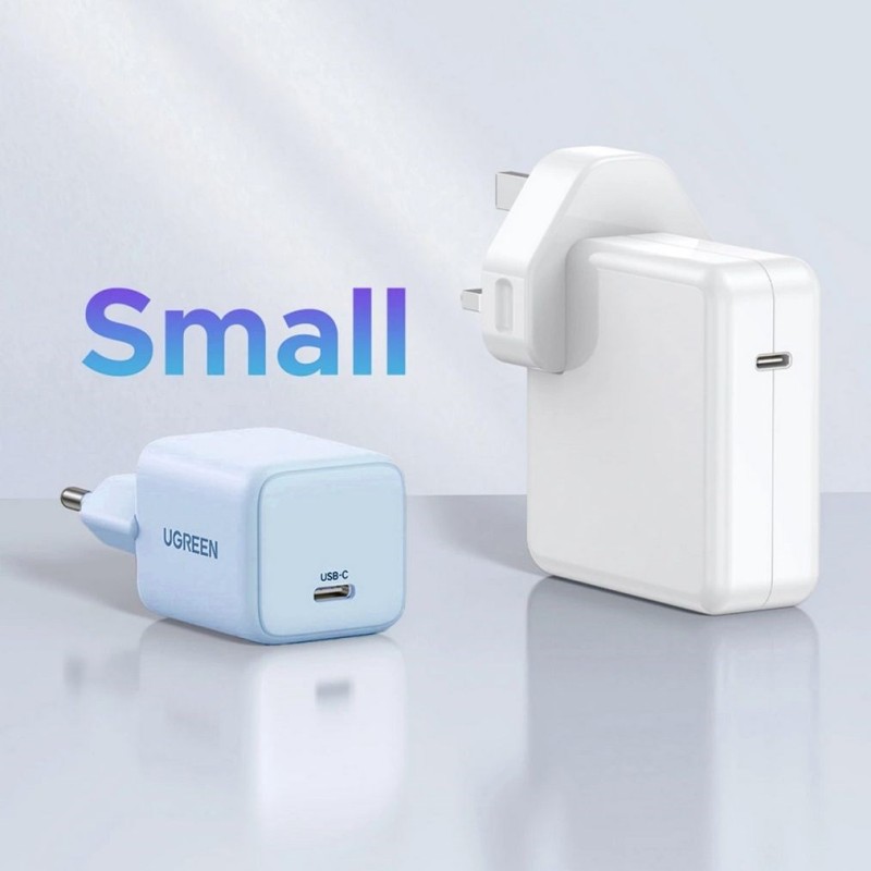 UGREEN X512 20W GAN 1X USB-C POWER ADAPTER - blue