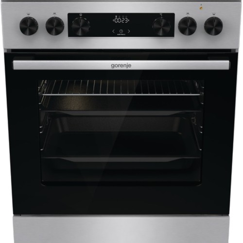 Gorenje GECS6C70XC cooker Freestanding cooker Electric Coil hob Stainless steel A