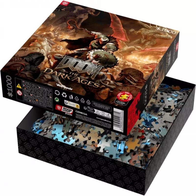 Puzzle Good Loot Gaming - Doom: The Dark Ages - Slayer's Rage 1000 pc(s) Puzzle Good Loot Gaming - Doom: The Dark Ages - Slayer's Rage 1000 pc(s)