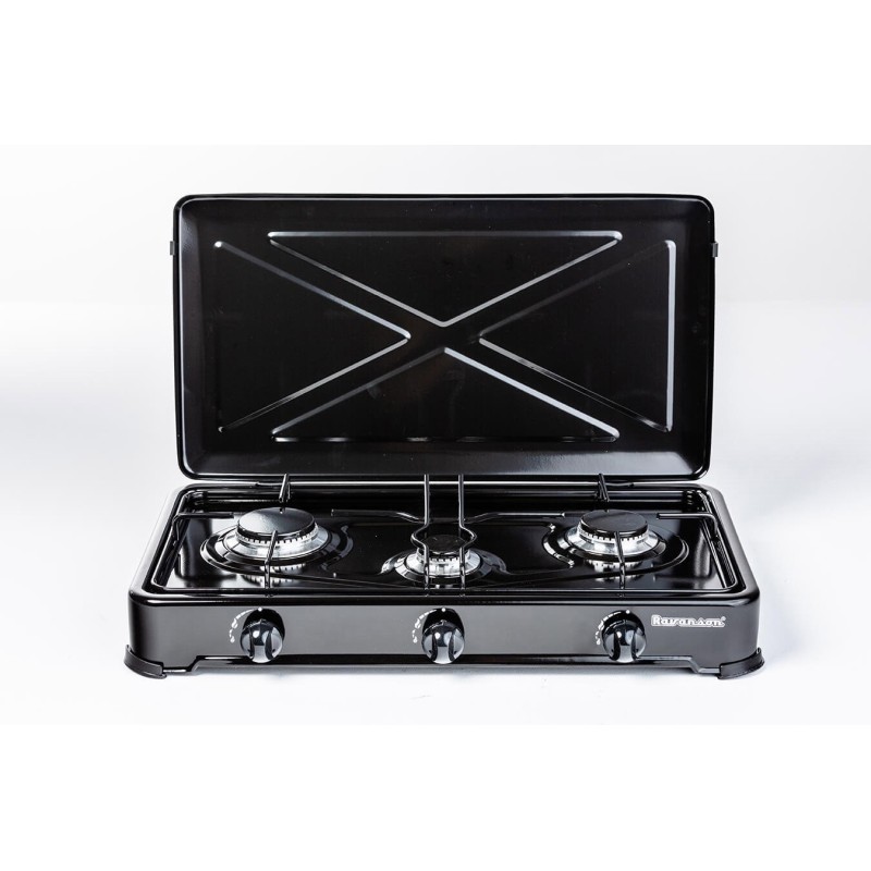 Countertop Hob Gas Ravanson K-03TB [white; 3 zone(s)]