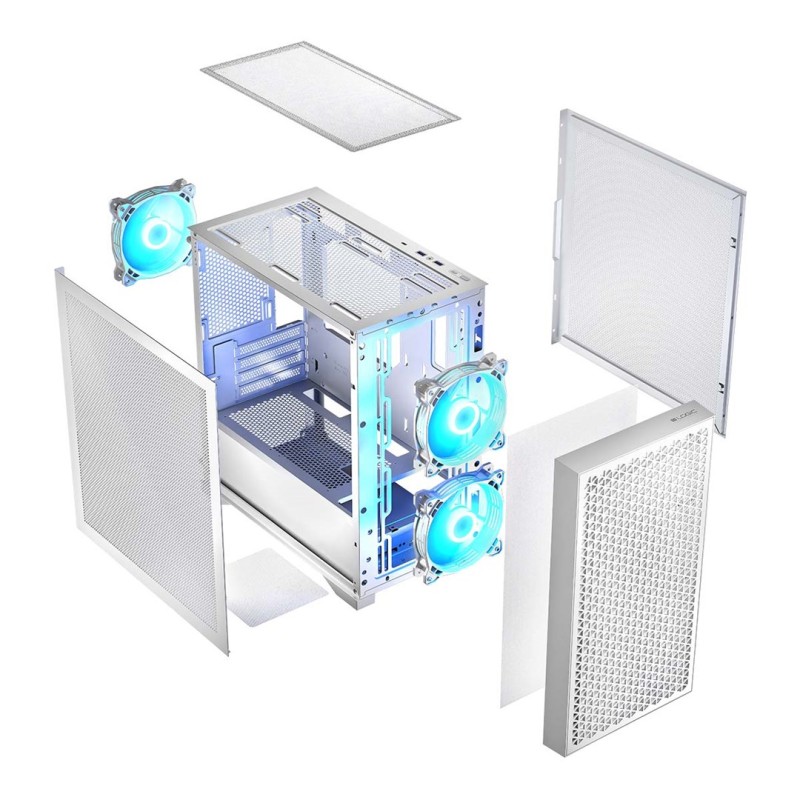 Logic DART PRO ARGB MINI USB-C PC Case White Logic DART PRO ARGB MINI USB-C PC Case White