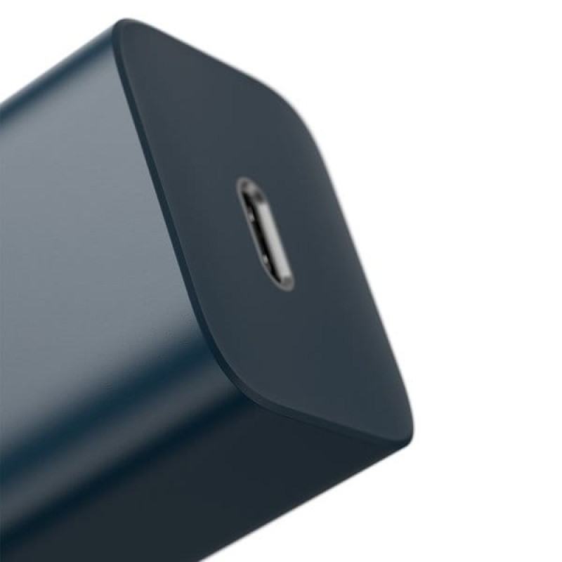 Baseus Super Si Power charger with USB-C to Lightning cable 20W Blue Baseus Super Si Power charger with USB-C to Lightning cable 20W Blue