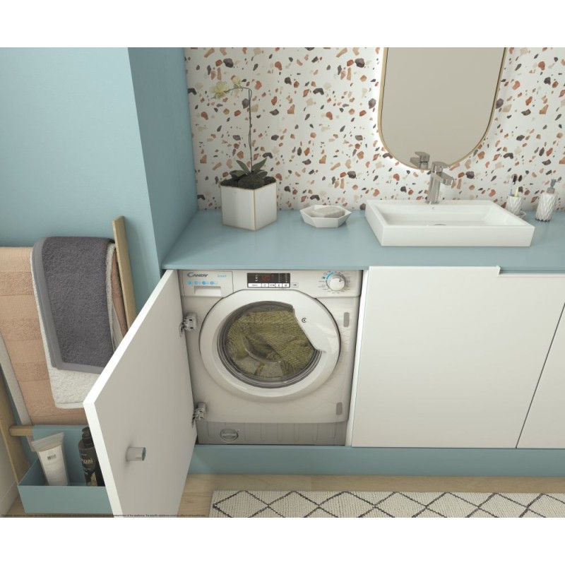 Candy Smart CBW 27D1E-S washing machine Front-load 7 kg 1200 RPM White Candy Smart CBW 27D1E-S washing machine Front-load 7 kg 1200 RPM White