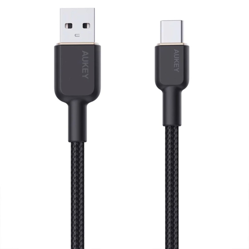 AUKEY CB-NAC2 USB-C Type-C Power Delivery PD 60W 3A 1.8m Nylon Black AUKEY CB-NAC2 USB-C Type-C Power Delivery PD 60W 3A 1.8m Nylon Black