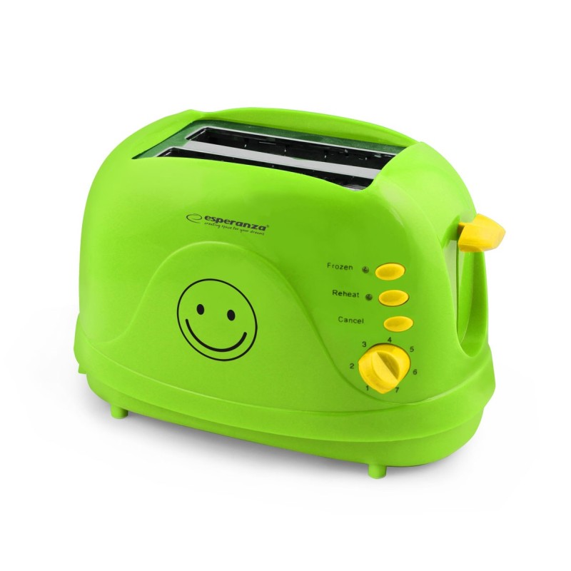 Esperanza EKT003 Toaster 750 W Green Esperanza EKT003 Toaster 750 W Green