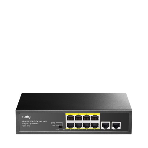 Cudy FS1010PG network switch Fast Ethernet (10/100) Power over Ethernet (PoE) Black Cudy FS1010PG network switch Fast Ethernet (10/100) Power over Ethernet (PoE) Black