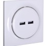 Fibaro Walli N socket-outlet 2x USB White