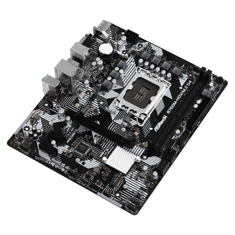 Asrock B760M-HDV/M.2 D4 Intel B760 LGA 1700 micro ATX Asrock B760M-HDV/M.2 D4 Intel B760 LGA 1700 micro ATX