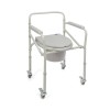 TIMAGO TGR-R KT 023C Toilet chair on wheels folding portable toilet for seniors