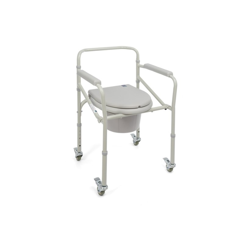 TIMAGO TGR-R KT 023C Toilet chair on wheels folding portable toilet for seniors TIMAGO TGR-R KT 023C Toilet chair on wheels folding portable toilet for seniors
