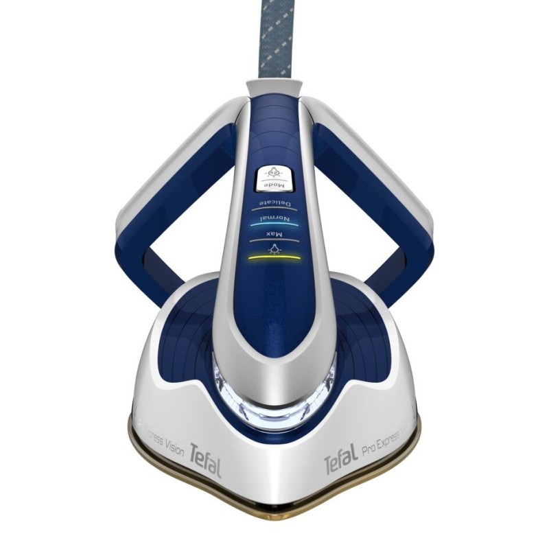 Tefal Pro Express Vision GV9812 3000 W 1.1 L Durilium AirGlide Autoclean soleplate Blue, White Tefal Pro Express Vision GV9812 3000 W 1.1 L Durilium AirGlide Autoclean soleplate Blue, White