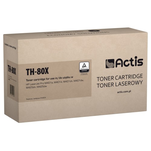 Actis TH-80X toner (replacement for HP 80X CF280X; Standard; 6900 pages; black)