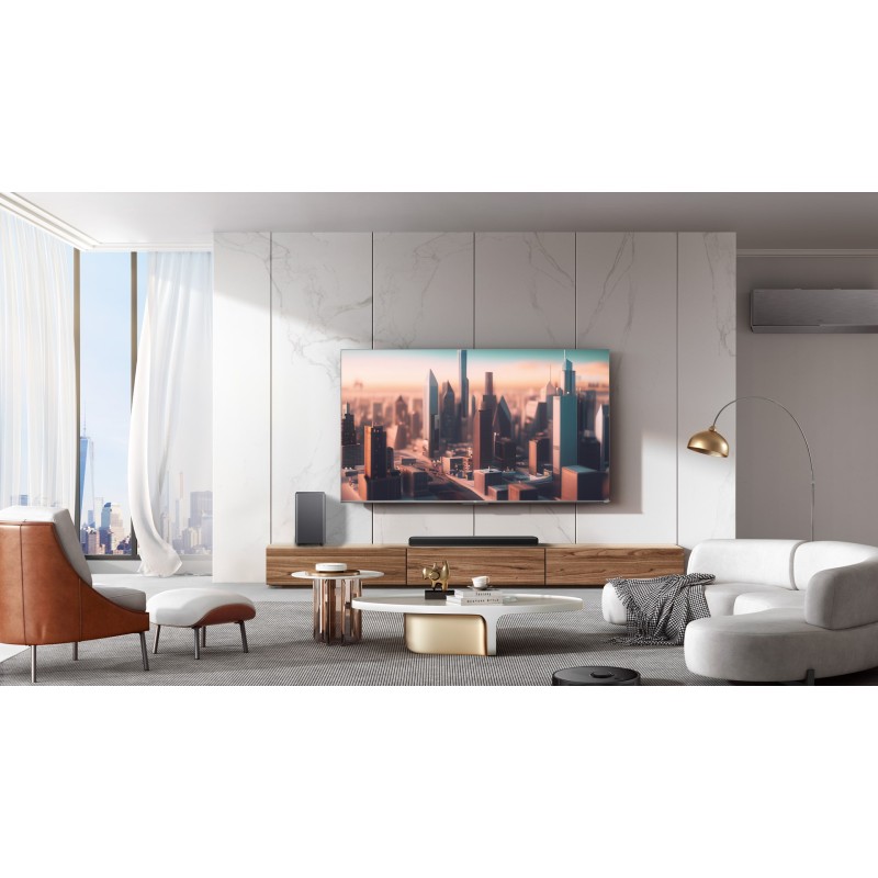 TCL S S55H Class 2.1 Channel Sound Bar with Dolby Atmos, Wireless Subwoofwer, and Bluetooth Music Streaming TCL S S55H Class 2.1 Channel Sound Bar with Dolby Atmos, Wireless Subwoofwer, and Bluetooth Music Streaming