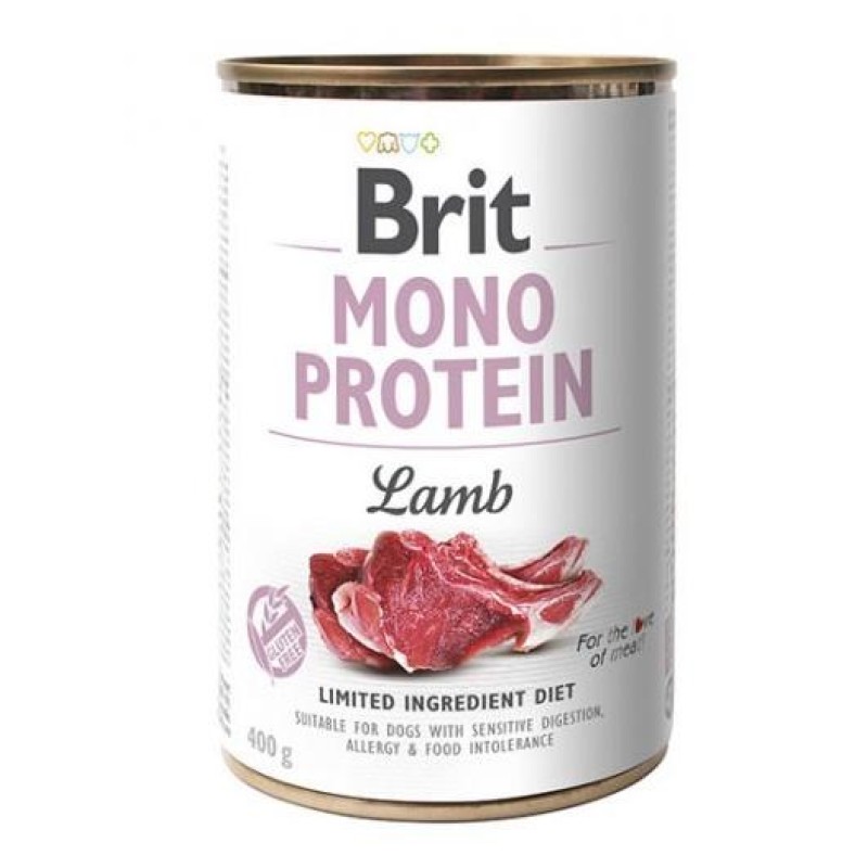 BRIT Mono Protein Lamb - wet dog food - 400g