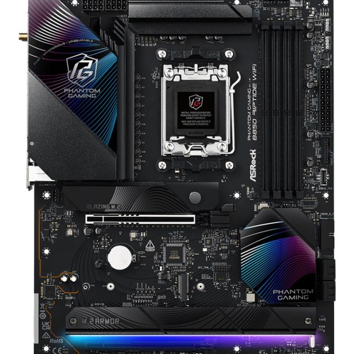 Asrock Phantom Gaming B850 Riptide WiFi AMD B850 Socket AM5 ATX Asrock Phantom Gaming B850 Riptide WiFi AMD B850 Socket AM5 ATX