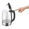 Amica KD 2050G Inox electric kettle 1.7 l 2200 W Transparent