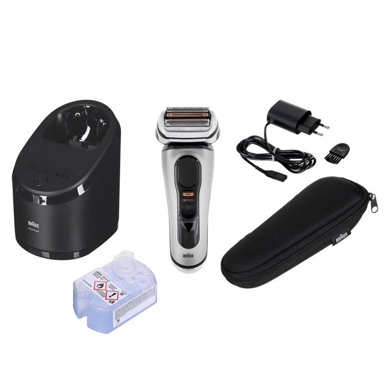 Braun Series 9 PRO+ 9567cc Shaver metallic, black Braun Series 9 PRO+ 9567cc Shaver metallic, black