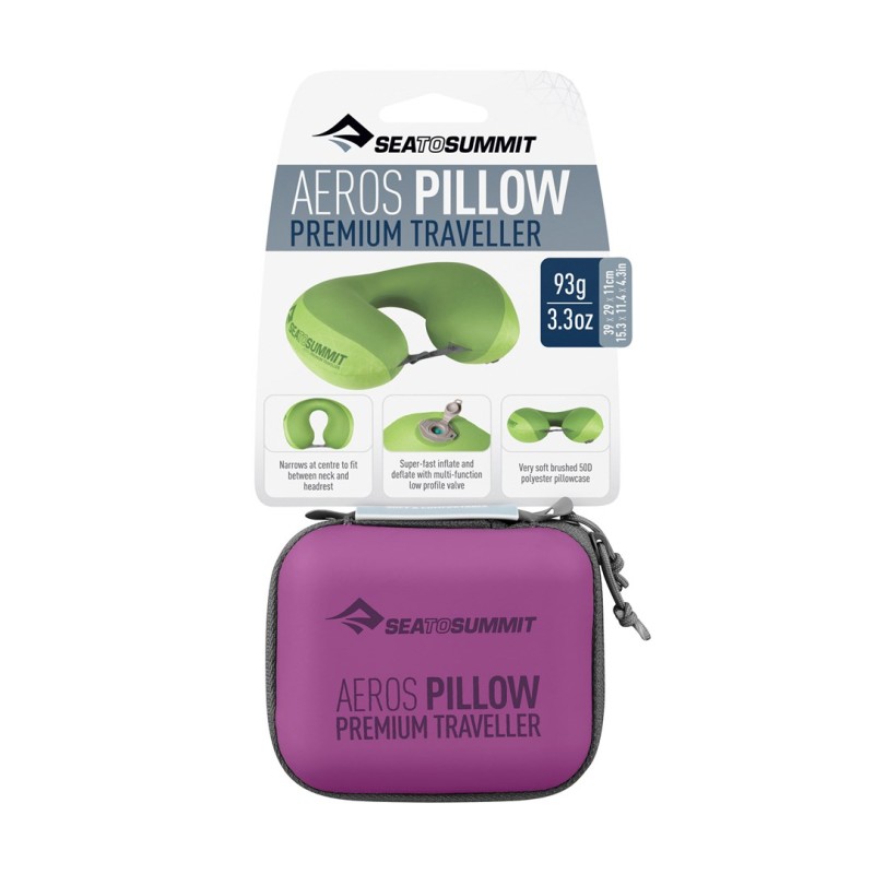 Pillow SEA TO SUMMIT Aeros Premium Traveller Magenta Pillow SEA TO SUMMIT Aeros Premium Traveller Magenta