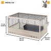 ZOLUX Neolife 100 blue - cage for domestic cavia ZOLUX Neolife 100 blue - cage for domestic cavia