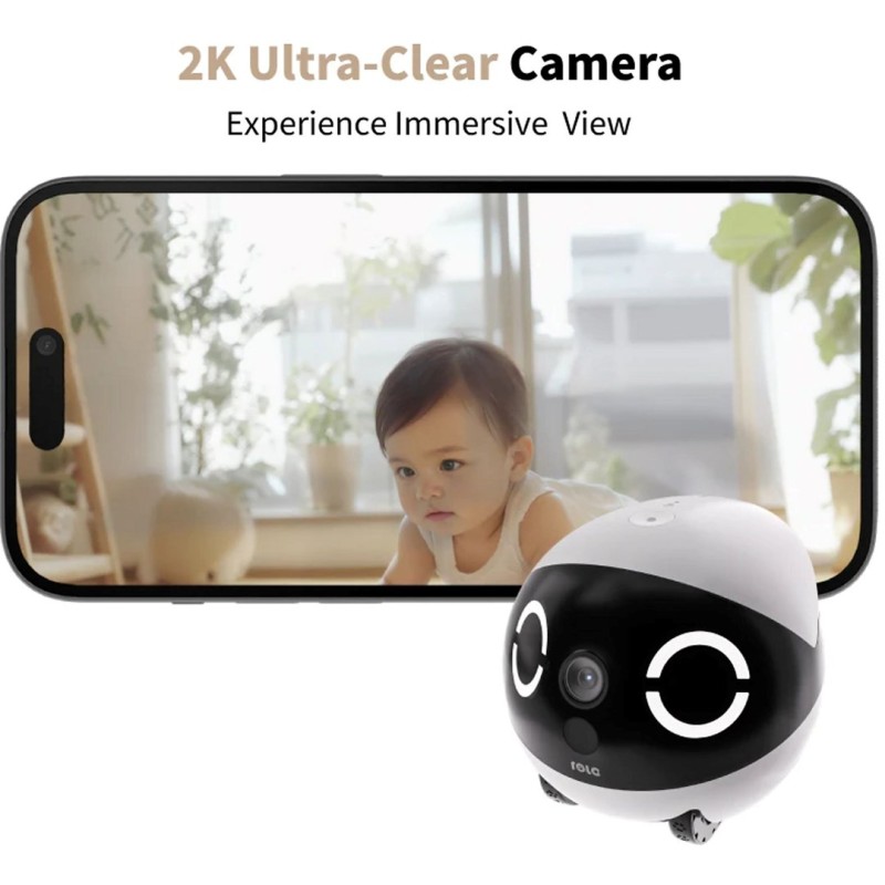 Enabot Rola Mini Smart monitoring robot white, black Enabot Rola Mini Smart monitoring robot white, black