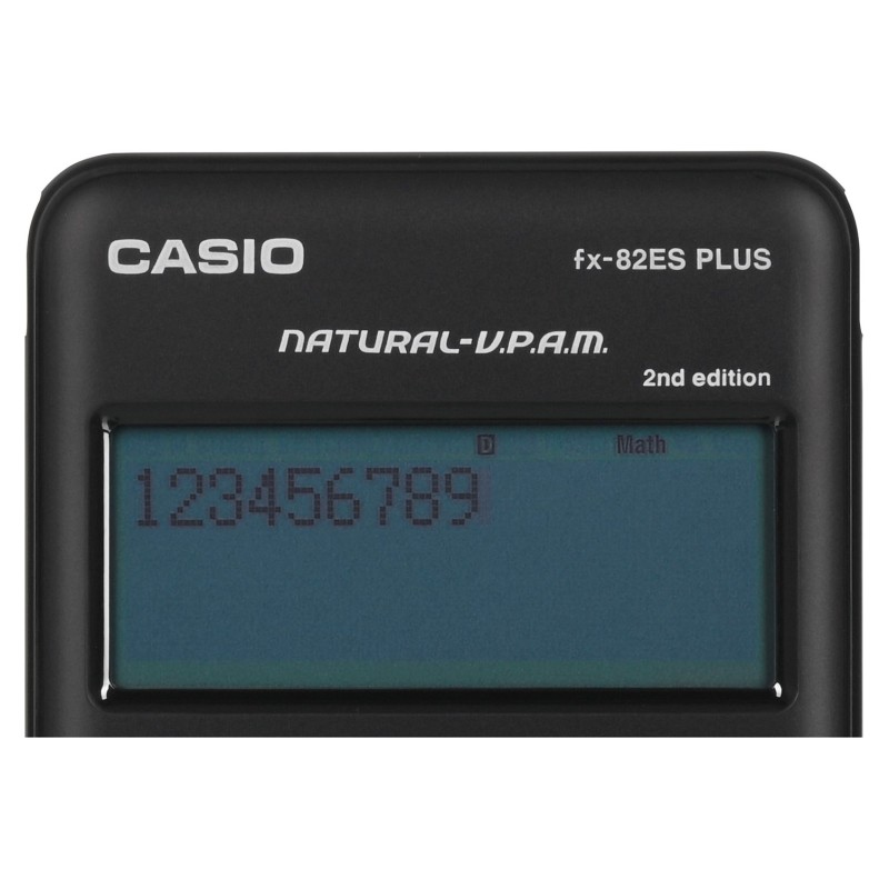 CASIO FX-82ESPLUS-2 CALCULATOR SCIENTIFIC, 252 FUNCTIONS, 77X162MM, BLACK, BOX CASIO FX-82ESPLUS-2 CALCULATOR SCIENTIFIC, 252 FUNCTIONS, 77X162MM, BLACK, BOX