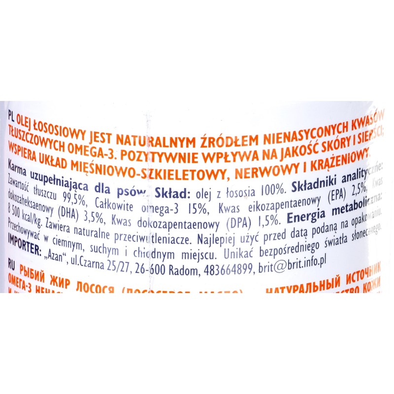 Brit Care Salmon oil 1000ml Brit Care Salmon oil 1000ml