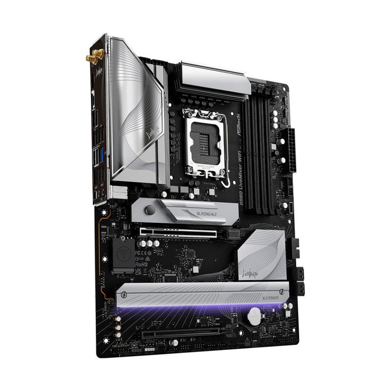 Asrock B860 LiveMixer WiFi Intel B860 LGA 1851 (Socket V1) ATX Asrock B860 LiveMixer WiFi Intel B860 LGA 1851 (Socket V1) ATX