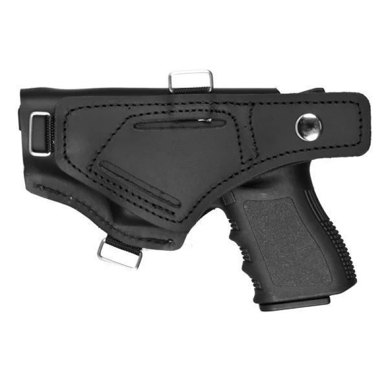 Leather holster for Glock 19 pistol Leather holster for Glock 19 pistol