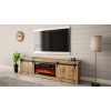 RTV GRANERO + fireplace cabinet 200x56.7x35 oak wotan RTV GRANERO + fireplace cabinet 200x56.7x35 oak wotan