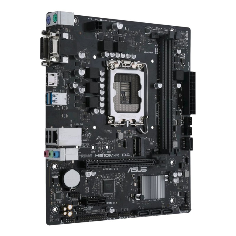 ASUS PRIME H610M-R D4 Intel H610 LGA 1700 micro ATX ASUS PRIME H610M-R D4 Intel H610 LGA 1700 micro ATX