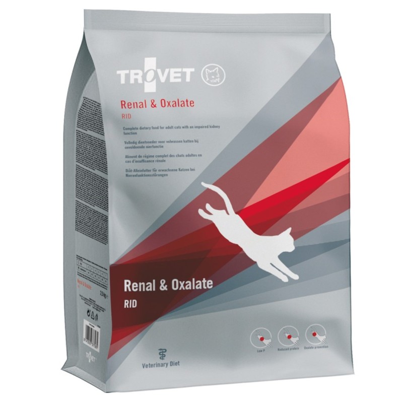 TROVET Renal & Oxalate RID - dry cat food - 2,5kg TROVET Renal & Oxalate RID - dry cat food - 2,5kg